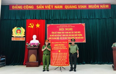 Tổng kết phong trào CAND học tập 6 điều Bác Hồ dạy năm 2020