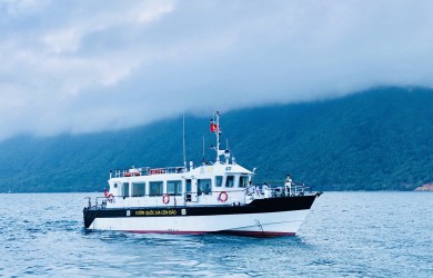 Ban quản lý Vườn Quốc gia Côn Đảo đưa vào hoạt động tàu công tác thế hệ mới