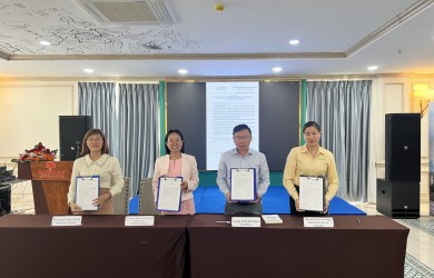 HỘI THẢO THỰC HÀNH PHÂN LOẠI RÁC THẢI TẠI NGUỒN VÀ GIẢM RÁC NHỰA  TRONG HOẠT ĐỘNG KINH DOANH, DỊCH VỤ TẠI HUYỆN CÔN ĐẢO