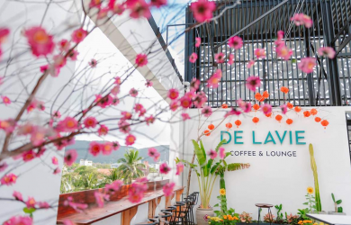 De Lavie Coffee Lounge Côn Đảo - quán cà phê không gian sân thượng đẹp mê hồn
