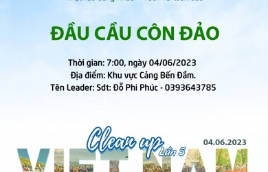 Côn Đảo hưởng ứng chiến dịch "CLEAN UP VIỆT NAM" lần 5 cùng cả nước