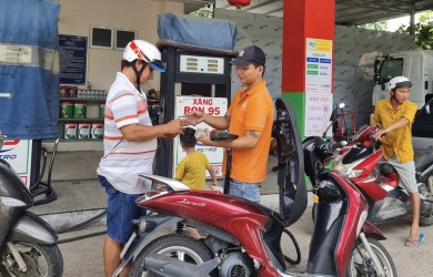 Các cây xăng ở Côn Đảo đã hoạt động trở lại bình thường