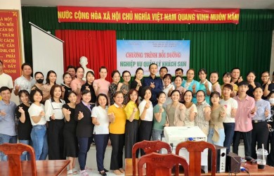 Bế giảng các lớp tập huấn bồi dưỡng nguồn nhân lực du lịch năm 2023