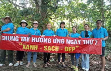 Lan tỏa phong trào “Ngày Thứ bảy xanh – sạch – đẹp” trên địa bàn huyện Côn Đảo