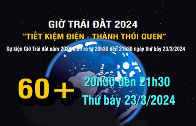 Huyện Côn Đảo tổ chức nhiều hoạt động hưởng ứng chiến dịch Giờ Trái đất năm 2024