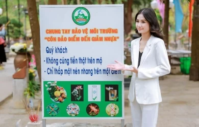 Hoa hậu Nguyễn Thanh Hà nêu sáng kiến bảo vệ môi trường Côn Đảo