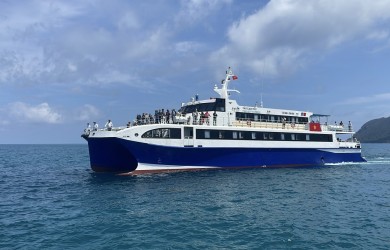 Lần đầu tiên có tàu cao tốc từ trung tâm TP Hồ Chí Minh đến Côn Đảo