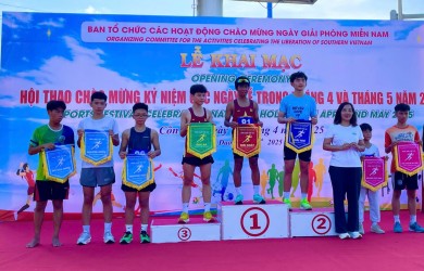 Côn Đảo khai mạc hội thao mừng các ngày lễ lớn trong tháng 4,5